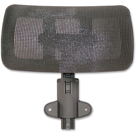 Lorell Mesh High-Back Office Headrest, Black, Use with Hi-Back Mesh Chairs LLR85562